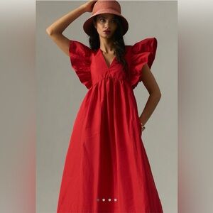 Elegant Red Women's Dress